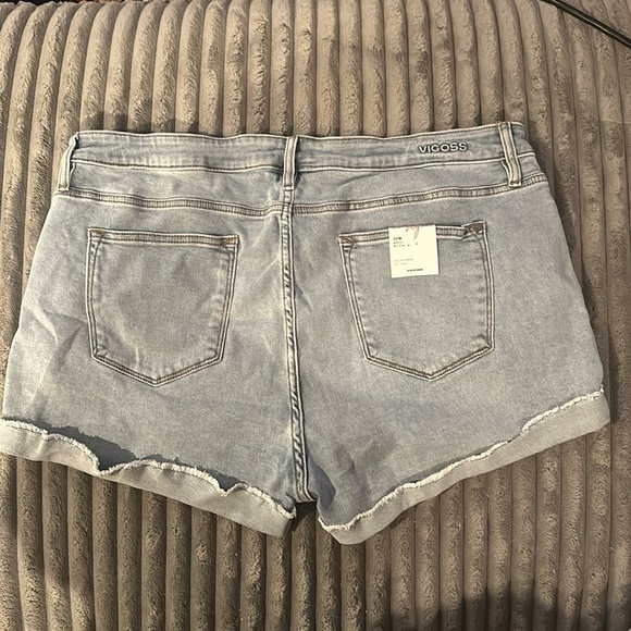 Vigoss Marley Mid Rise Jean Shorts Size 20W NWT - Picture 5 of 9